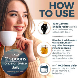 Vita Guard Organic Himalayan Shilajit Resin - 500mg Pure Shilajit Supplement - 100 Servings - 50gm