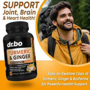 dr.bo Turmeric & Ginger - 60 Capsules