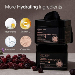 Mary&May Premium Idebenon Blackberry Complex Essence Mask (20EA)