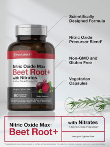 Horbäach Nitric Oxide Beet Root - 180 Capsules