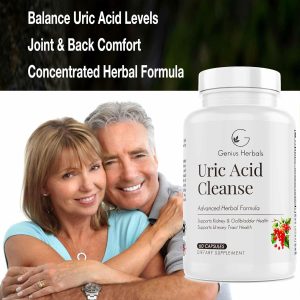Genius Herbals Uric Acid Cleanse - 60 Capsules