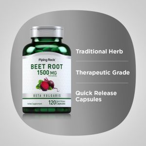 Piping Rock Beet Root 1500 mg - 120 Quick Release Capsules