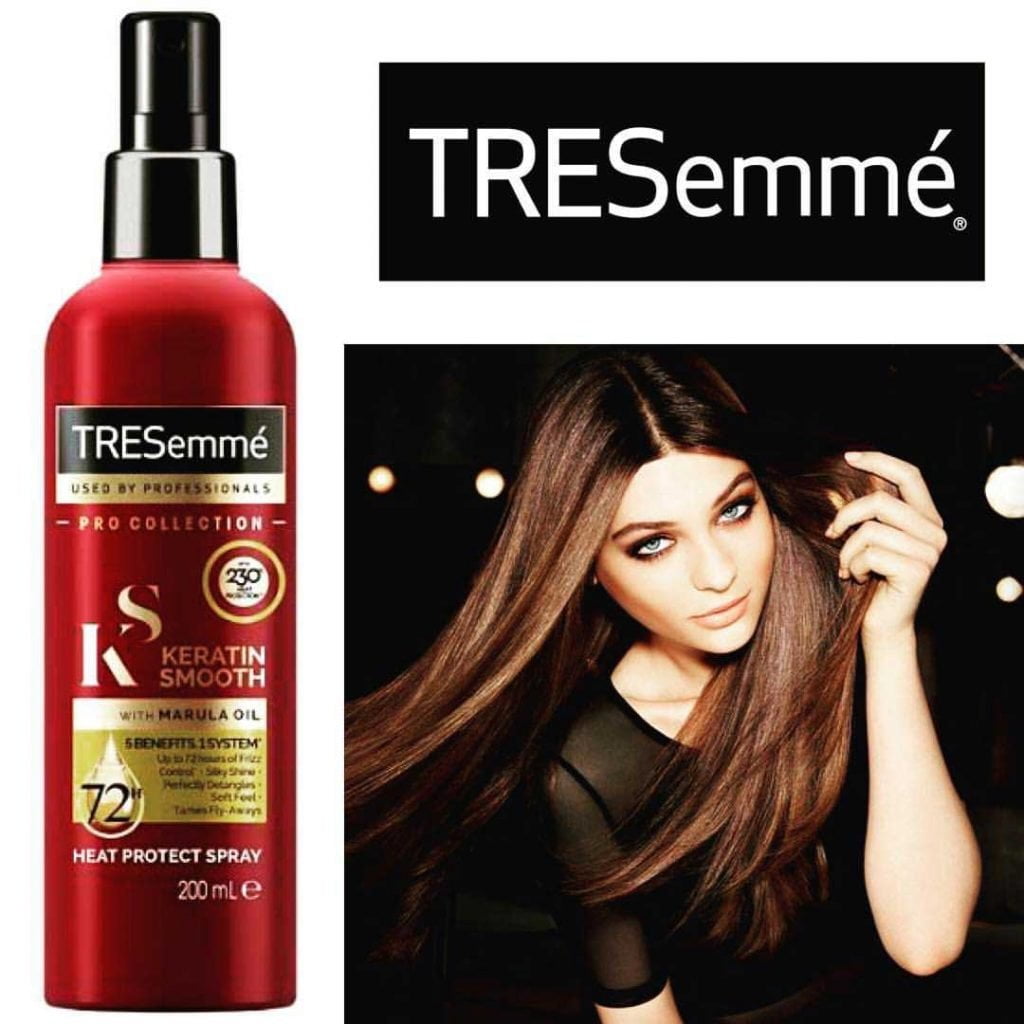 TRESemmé Keratin Smooth Heat Protection Shine Spray (200 ml) in skincare shop