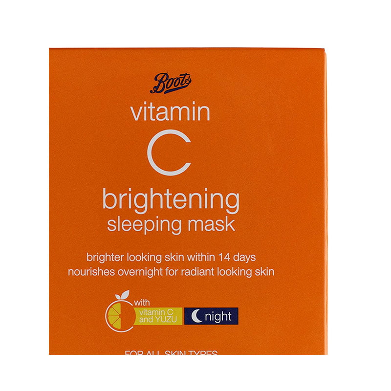 Boots Vitamin C Brightening Sleeping Mask Night For All Skin Types - 50 ml