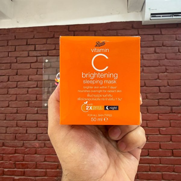 Boots Vitamin C Brightening Sleeping Mask Night For All Skin Types - 50 ml
