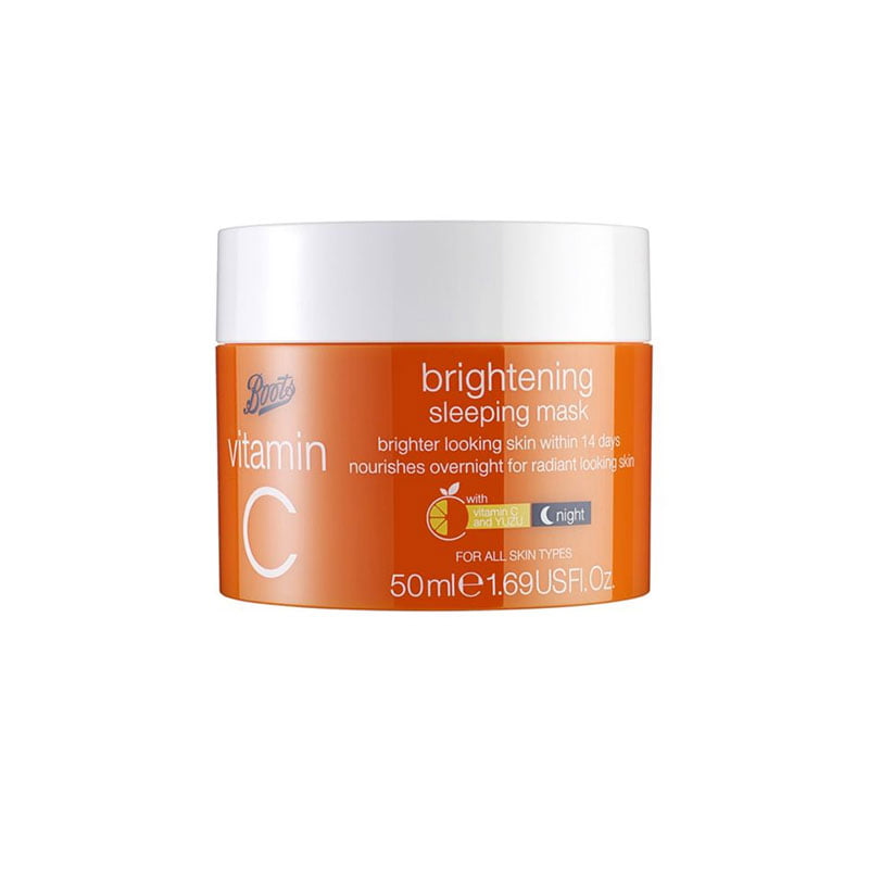 Boots - Vitamin C Brightening Sleeping Mask Night For All Skin Types - 50 ml