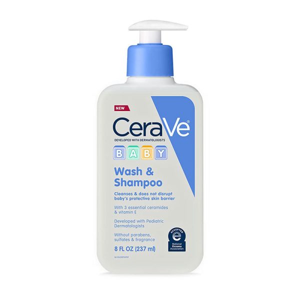 CeraVe Baby Wash & Shampoo – 237ml