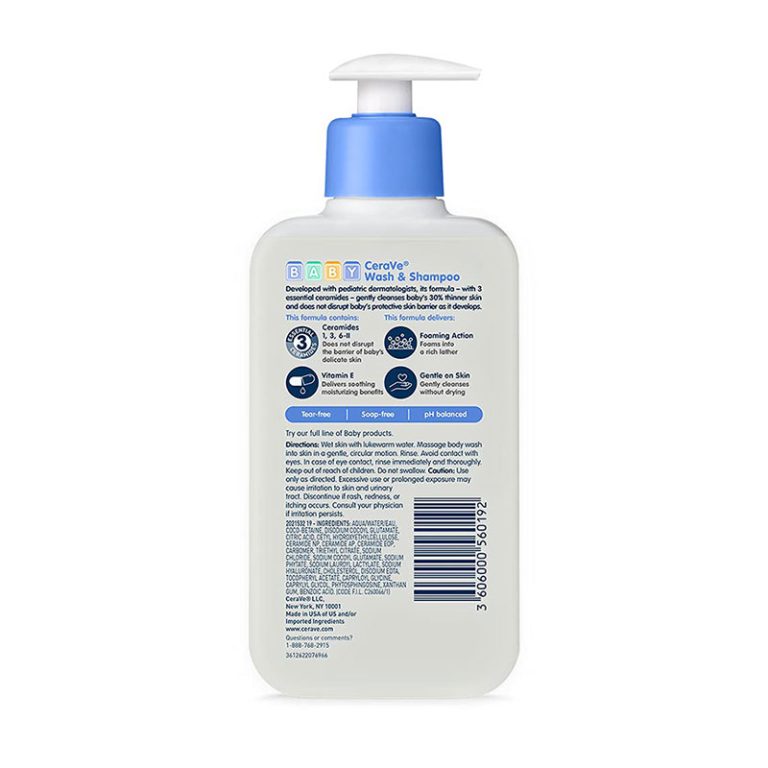 CeraVe Baby Wash & Shampoo – 237ml