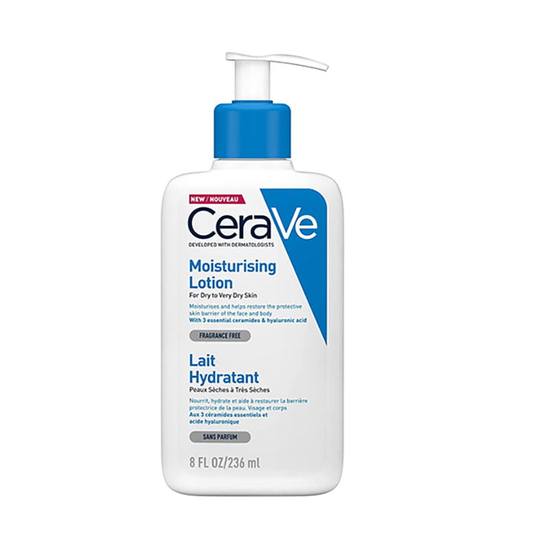 CeraVe Moisturising Lotion, 236ml, Daily Face & Body Moisturiser for Dry to Very Dry Skin