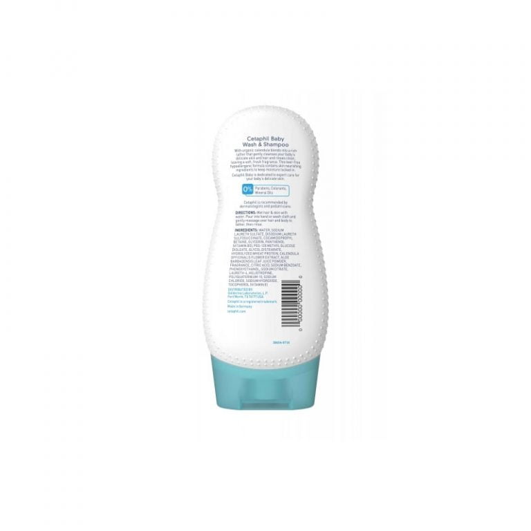 Cetaphil Baby Wash & Shampoo - 230ml, Face and Body