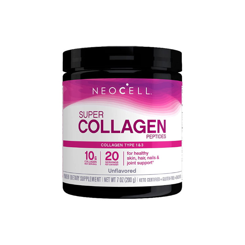 NeoCell - Super Collagen Peptides Powder, 200g, For Healthy Hair, Skin, Nails & Joints Support, 10g Collagen Per Serving