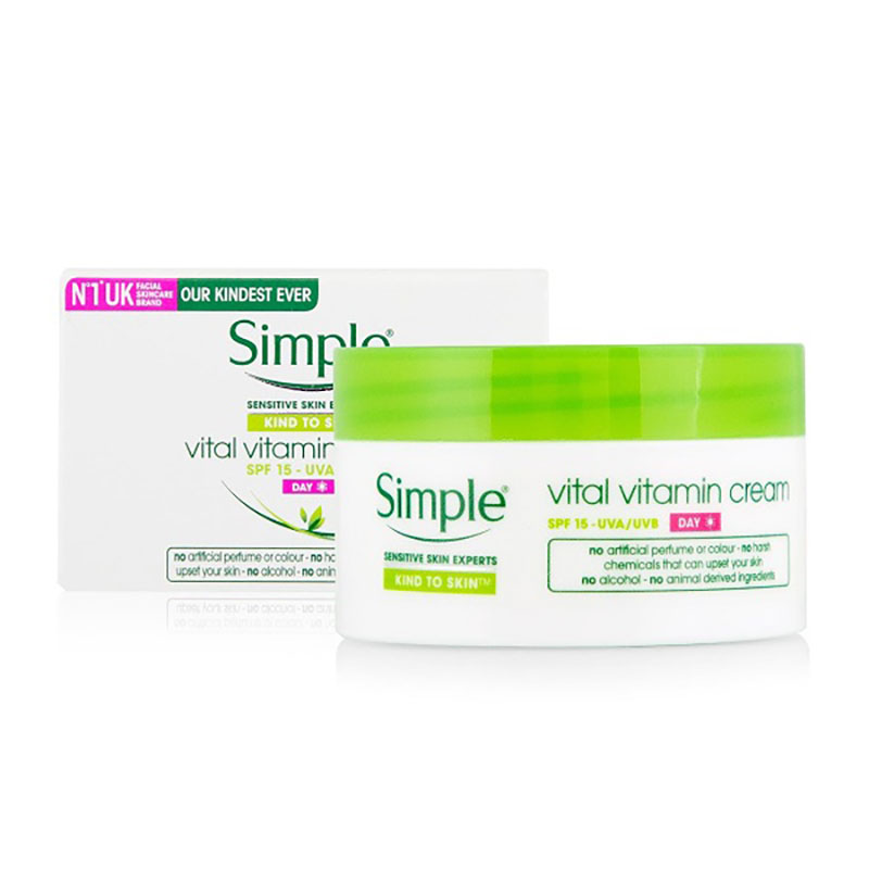 Simple Kind To Skin Vital Vitamin Day Cream – 50ml