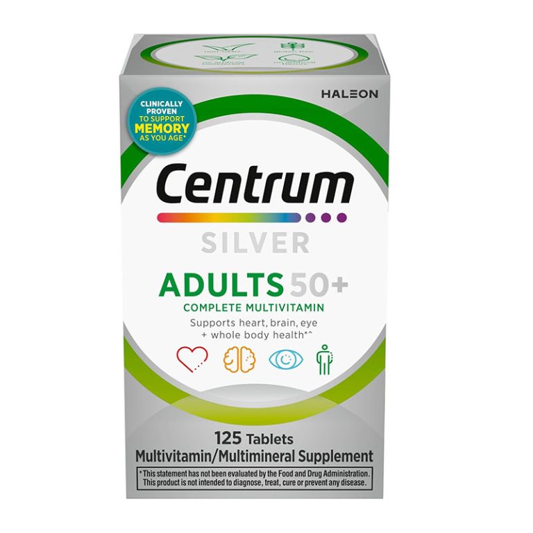 Centrum Silver Multivitamin for Adults 50 Plus - 125 Tablets