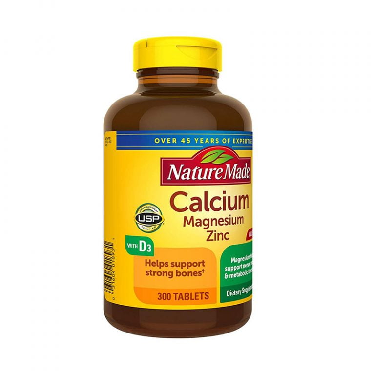 Nature Made Calcium Magnesium Zinc With Vitamin D3 300 Tablets