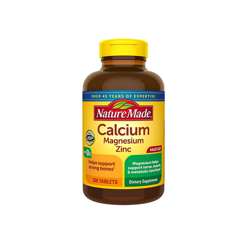 Nature Made Calcium Magnesium Zinc with Vitamin D3 - 300 Tablets