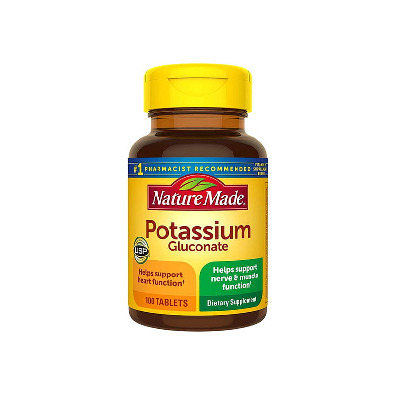 Nature Made Potassium Gluconate 550mg - 100 Tablets