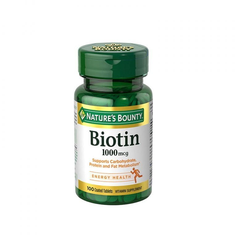 Natures Bounty Biotin 1000mcg - 100 Tablets