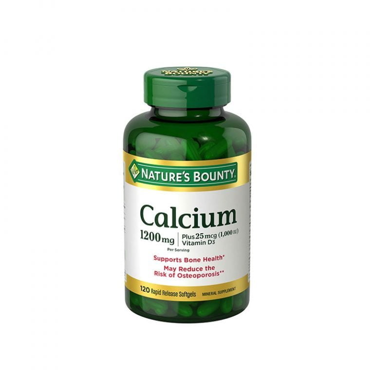 Nature's Bounty Calcium 1200mg + Vitamin D3 - 120 Softgels