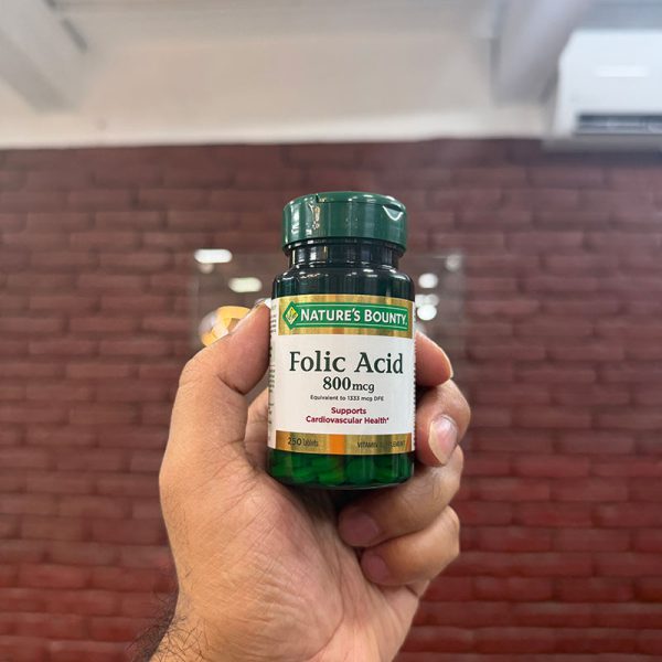 Nature's Bounty Folic Acid 800 mcg Maximum Strength - 250 Tablets