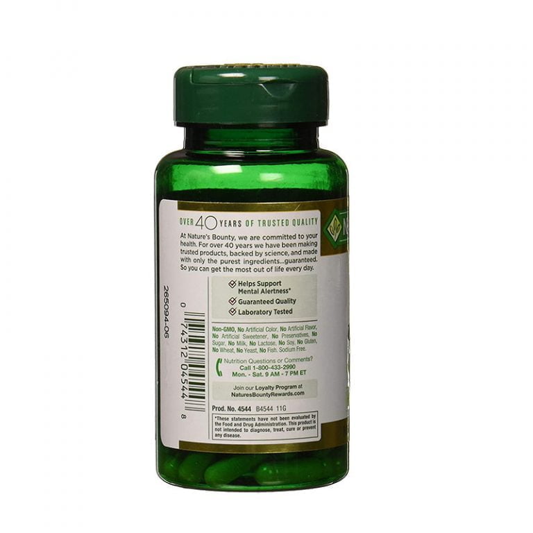 Nature's Bounty Ginkgo Biloba 120mg -100 Capsules