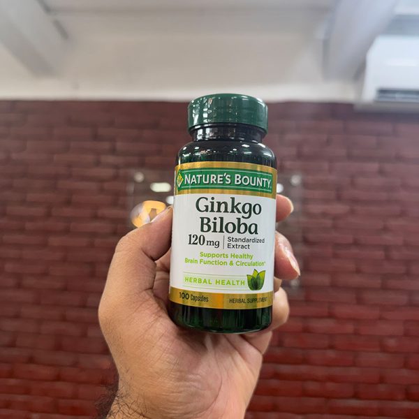 Nature’s Bounty Ginkgo Biloba 120mg -100 Capsules