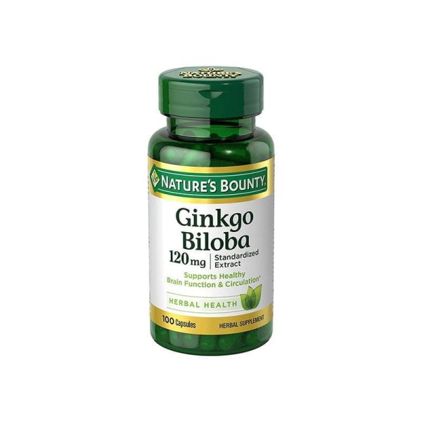 Nature’s Bounty Ginkgo Biloba 120mg -100 Capsules