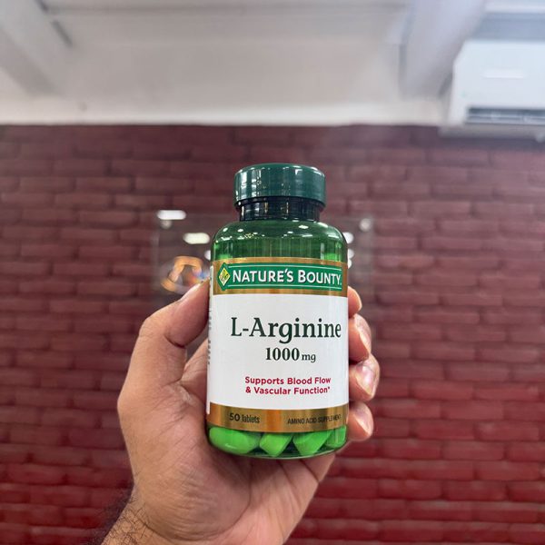 Nature’s Bounty L-Arginine 1000 mg – 50 Tablets