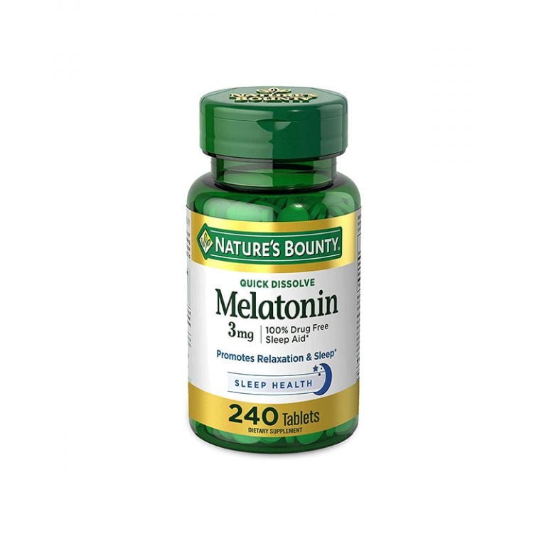 Nature's Bounty Melatonin Sleep Aid 3mg - 240 Tablets