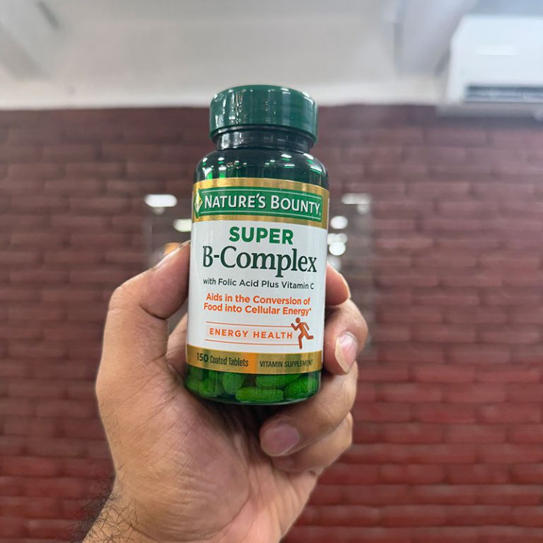 Nature’s Bounty Super B-Complex with Folic Acid Plus Vitamin-C - 150 Tablets