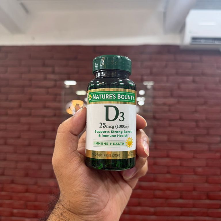 Nature’s Bounty Vitamin D3 25mcg 1000 IU – 120 Softgels