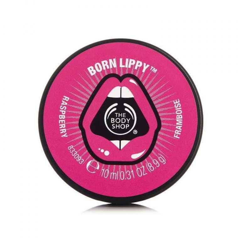 The Body Shop Born Lippy Pot Lip Balm Raspberry (10ml)