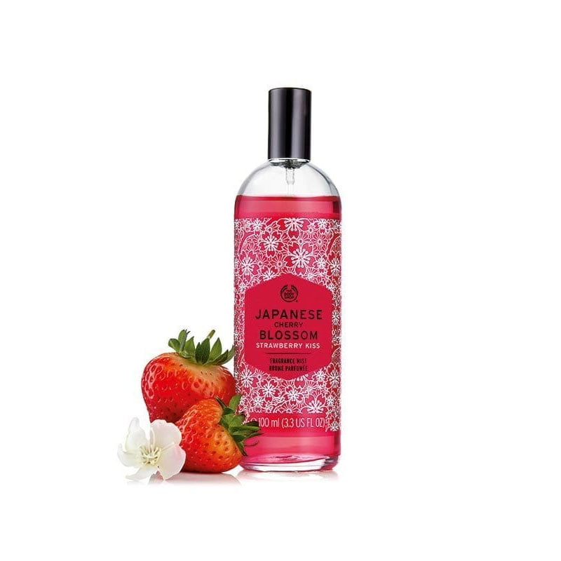 The Body Shop Japanese Cherry Blossom Strawberry Kiss Fragrance Mist - 100ml
