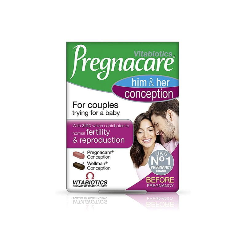 Vitabiotics Pregnacare Him And Her Conception 60 Tablets