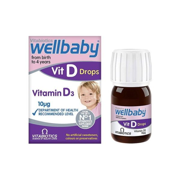 Vitabiotics Wellbaby Vit D Drops 10µg - 30ml