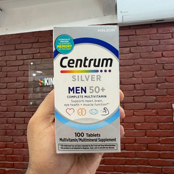 Centrum Silver Multivitamin for Men 50 Plus, Multivitamin/Multimineral Supplement – 100 Tablets