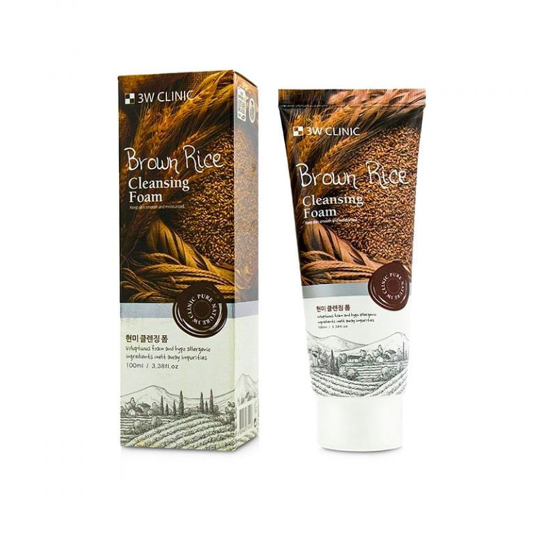 3W Clinic Brown Rice Foam Cleansing - 100ml