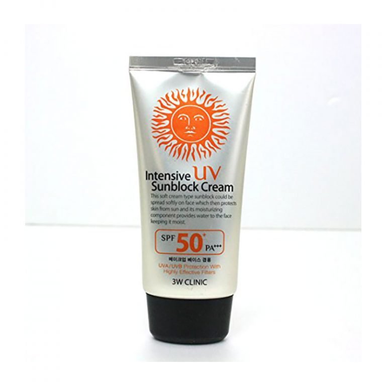 3W Clinic Intensive UV Sunblock Cream SPF50+ Pa+++ (70ml)