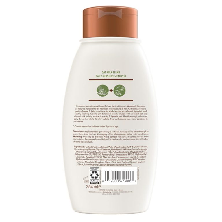 Aveeno Oat Milk Blend Daily Moisture Shampoo - 354ml