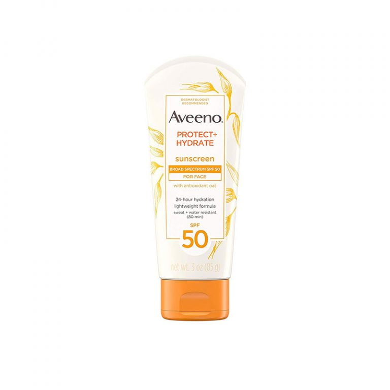 Aveeno Protect + Hydrate Sunscreen Lotion, SPF 50 - 85gm
