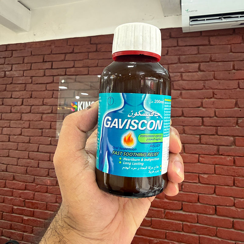 Gaviscon-Peppermint-Heartburn-Liquid---200ml Gaviscon Peppermint Heartburn Liquid - 200ml