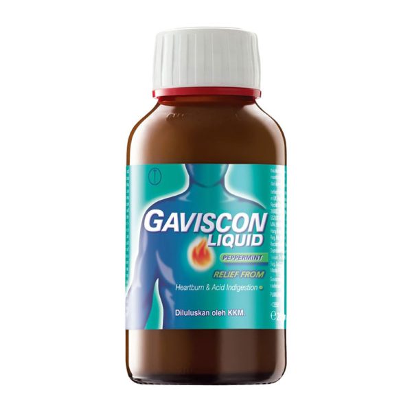 Gaviscon Peppermint Heartburn Liquid – 300ml