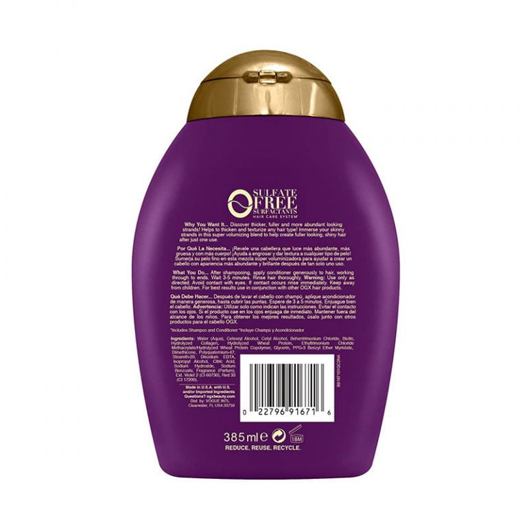 OGX Biotin & Collagen Conditioner - 385ml