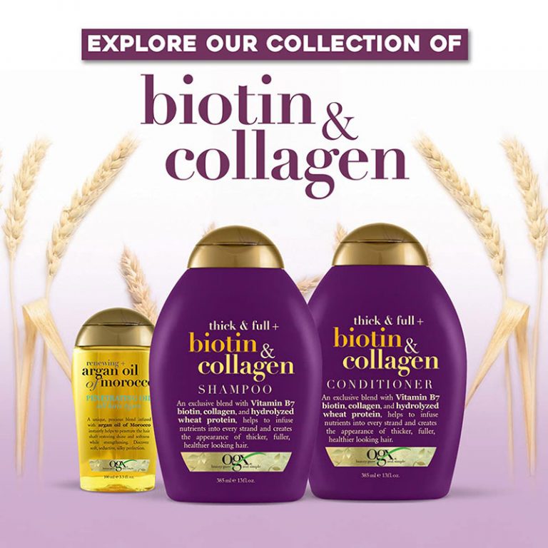 OGX Biotin & Collagen Shampoo - 385ml