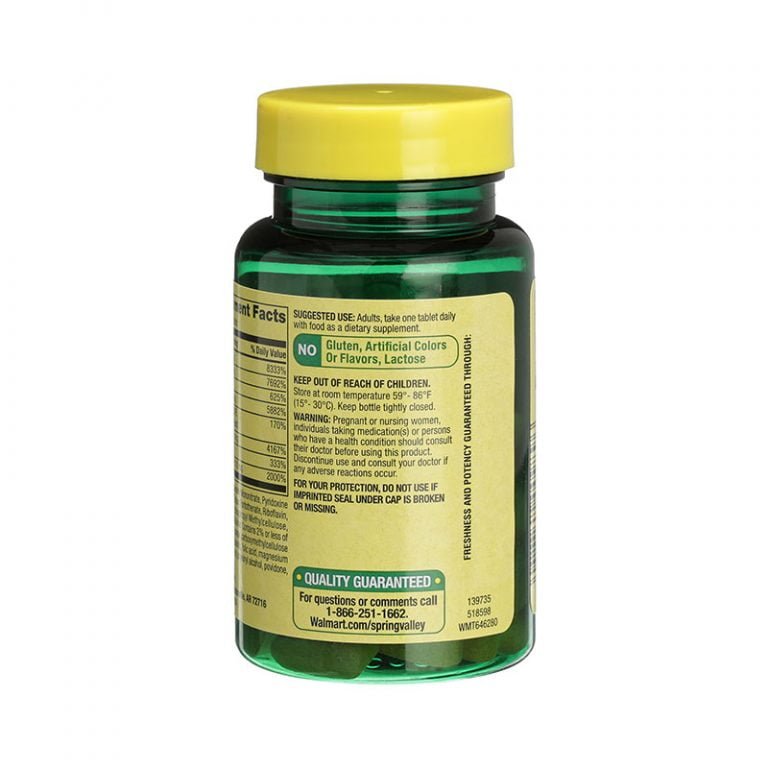 Spring Valley Timed Release B100 Complex - 60 Tablets