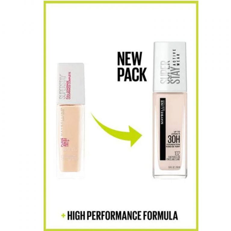 Maybelline SuperStay Full Coverage Foundation 102 Fair Porcelain (30ml)