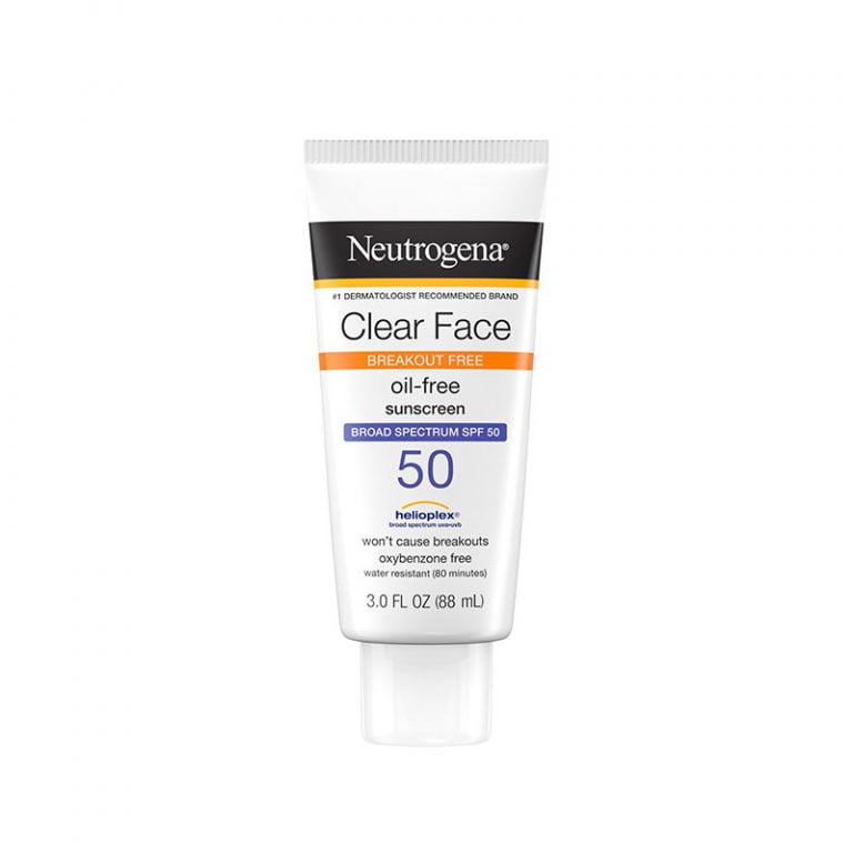 Neutrogena Clear Face Liquid Sunscreen Lotion SPF 50 (88ml