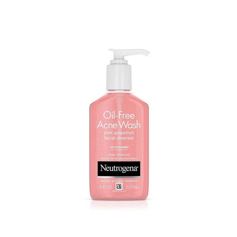 Neutrogena Oil Free Acne Wash Pink Grapefruit Facial Cleanser - 177ml