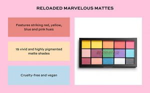 Makeup Revolution Reloaded Eyeshadow Palette Marvellous Mattes