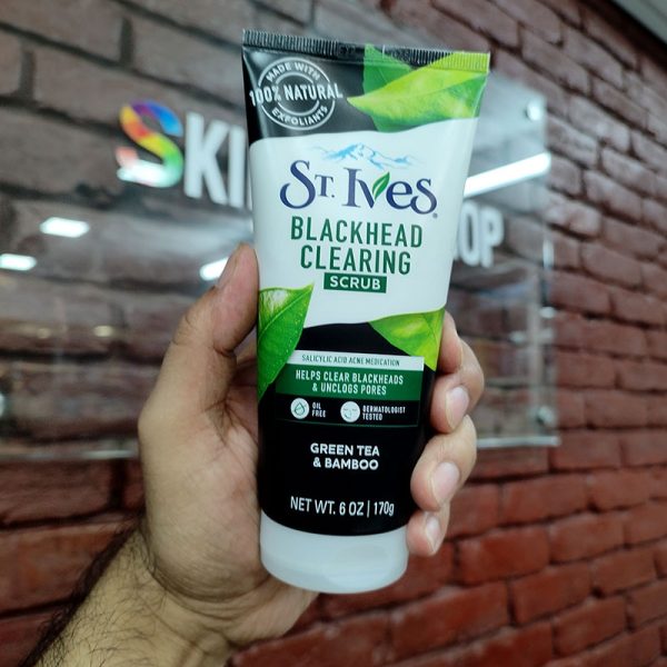 St. Ives Blackhead Clearing Face Green Tea Scrub - 170gm
