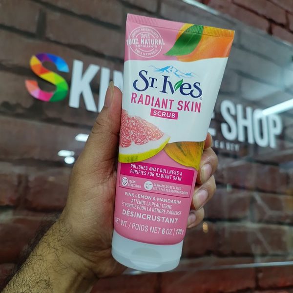 St. Ives Radiant Skin Pink Lemon and Mandarin Orange Face Scrub - 170gm